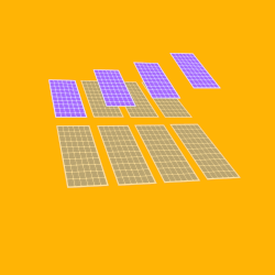 Ein Handwerker der vor Freude in die Luft springt